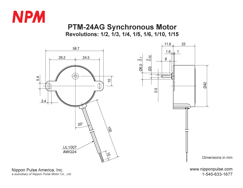 PTM-24AG(1/600) system drawing